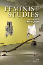 Feminist Studies Journal Cover