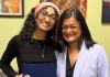 Sana Shetty with Congresswoman Pramila Jayapal.